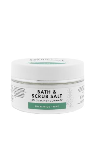 Bath & Scrub Salt – Eucalyptus & Mint – 300 gram